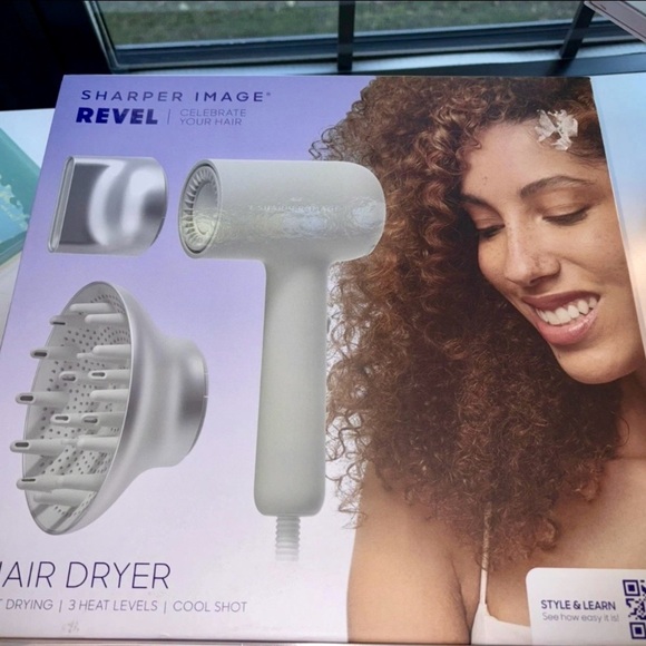 BRAND NEW IN BOX Sharper Image Revel Hair Dryer – Fast Drying, Cool Shot - Picture 5 of 5